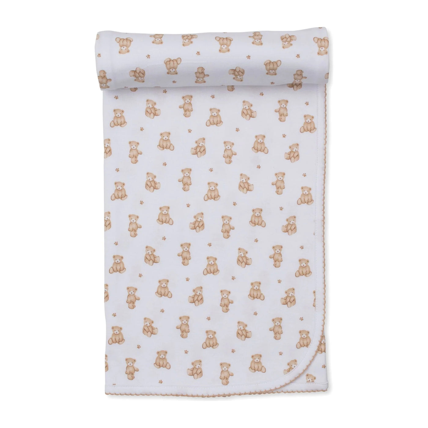 Brown Teddy Bear Time Blanket