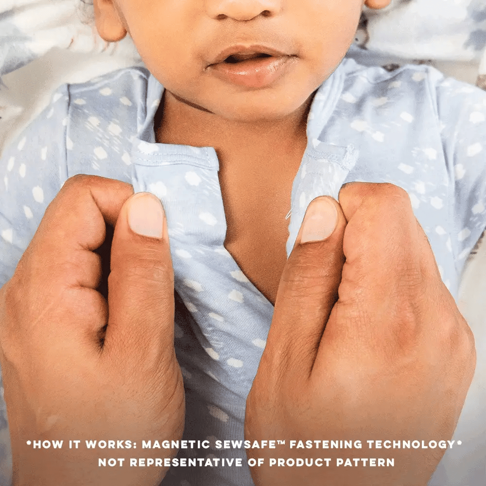 Best Fur End Modal Magnetic Parent Favorite Footie with Ruffle