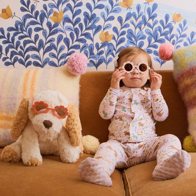 Best Fur End Modal Magnetic Parent Favorite Footie with Ruffle