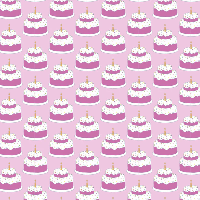 Carlin Girls' Dress - Birthday Cake Pink