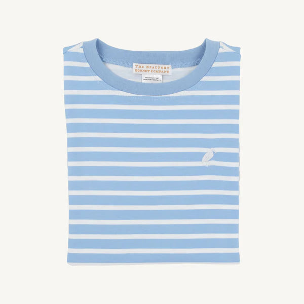 Sarasota Sky Stripe Carter Crewneck