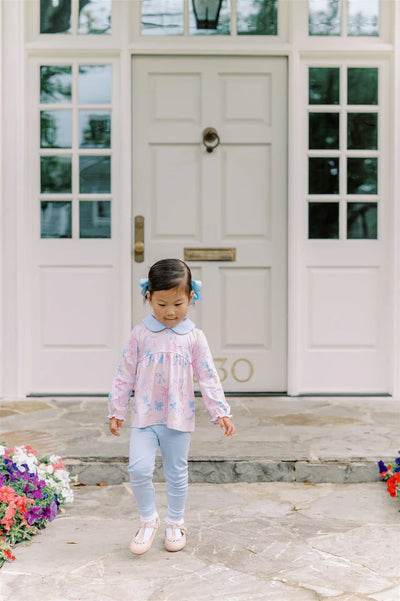 Ribbon Party Long Sleeve Tunic Set