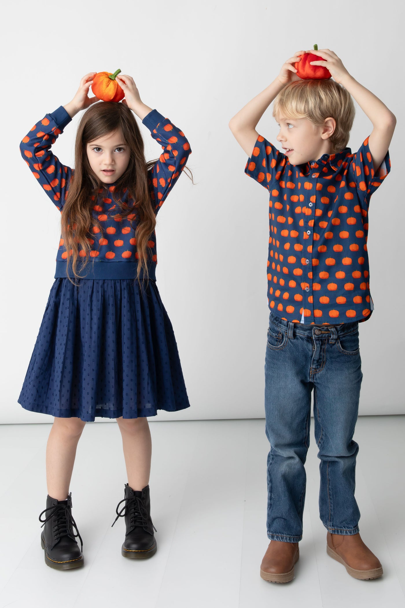 Pumpkin Patch Sweatshirt Dress