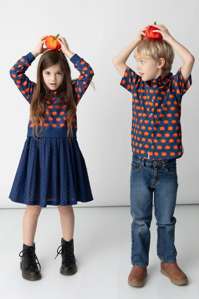 Pumpkin Patch Sweatshirt Dress