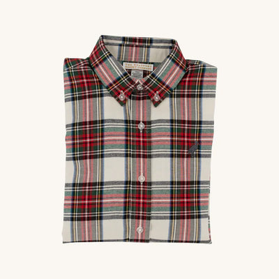 Charlie Place Plaid Dean's List Dress Shirt (Flannel)