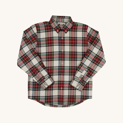 Charlie Place Plaid Dean's List Dress Shirt (Flannel)