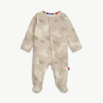 Doeskin Tan Modal Magnetic Parent Favorite Footie