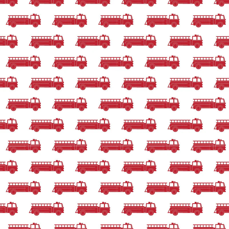 Jack Boys' Pajama Pant Set - Fire Truck Red