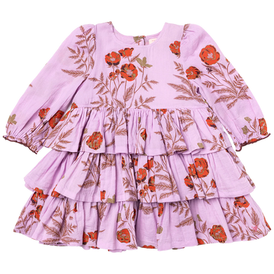 Lavender Poppy Fleur Dress