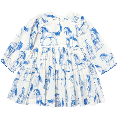 Blue Horses Charlie Dress