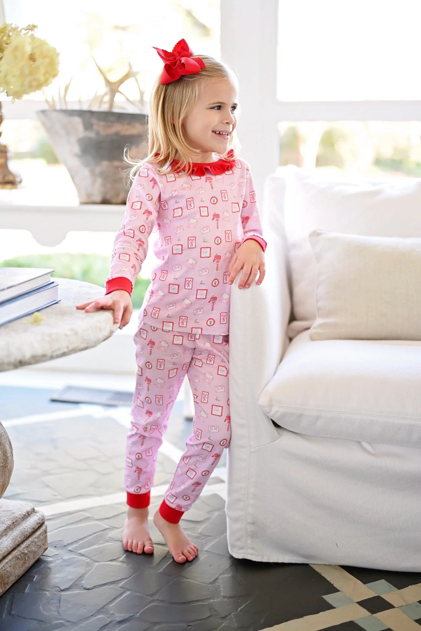 Letters to Santa Girls Two Piece Jammies