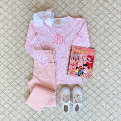 Palm Beach Pink Pep Club Pant (Denim)