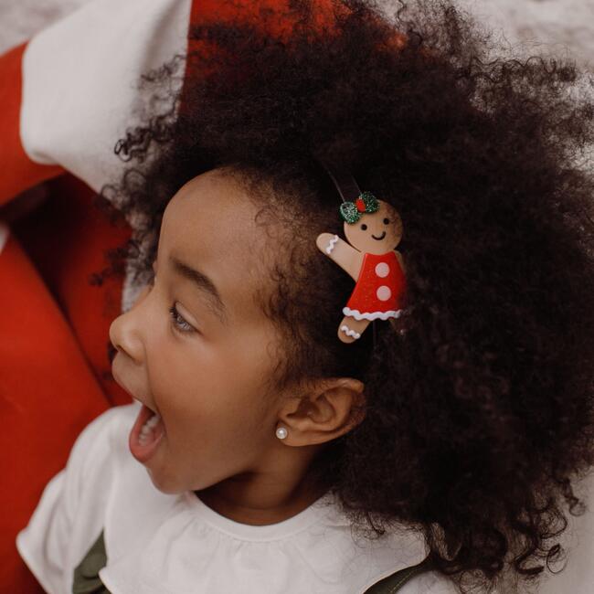 Happy Gingerbread Girl Cookie Headband