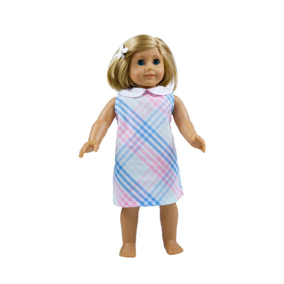 Spring Party Plaid Dolly's Luanne's Lunch Dress