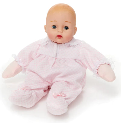 Pink Checked Huggums Doll, 12"