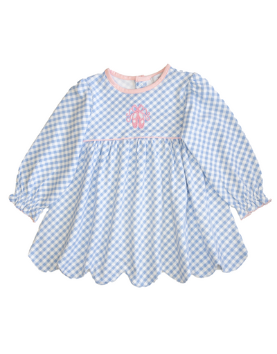 Plie' Applique Empire Dress