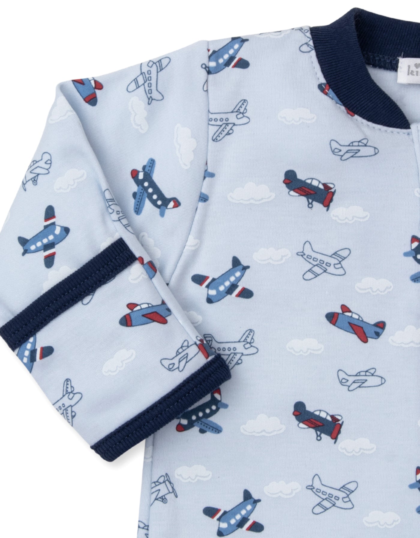 Sky High Planes Print Footie