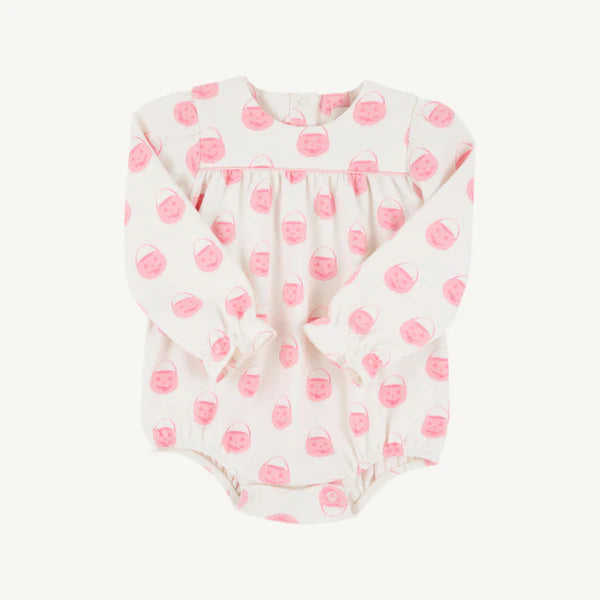 Vintage Prep Pumpkin Pails (Sandpearl Pink) Long Sleeve Penny's Play Bubble