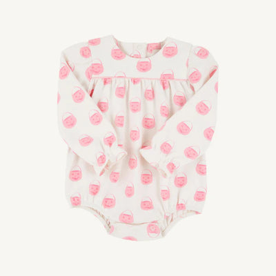 Vintage Prep Pumpkin Pails (Sandpearl Pink) Long Sleeve Penny's Play Bubble