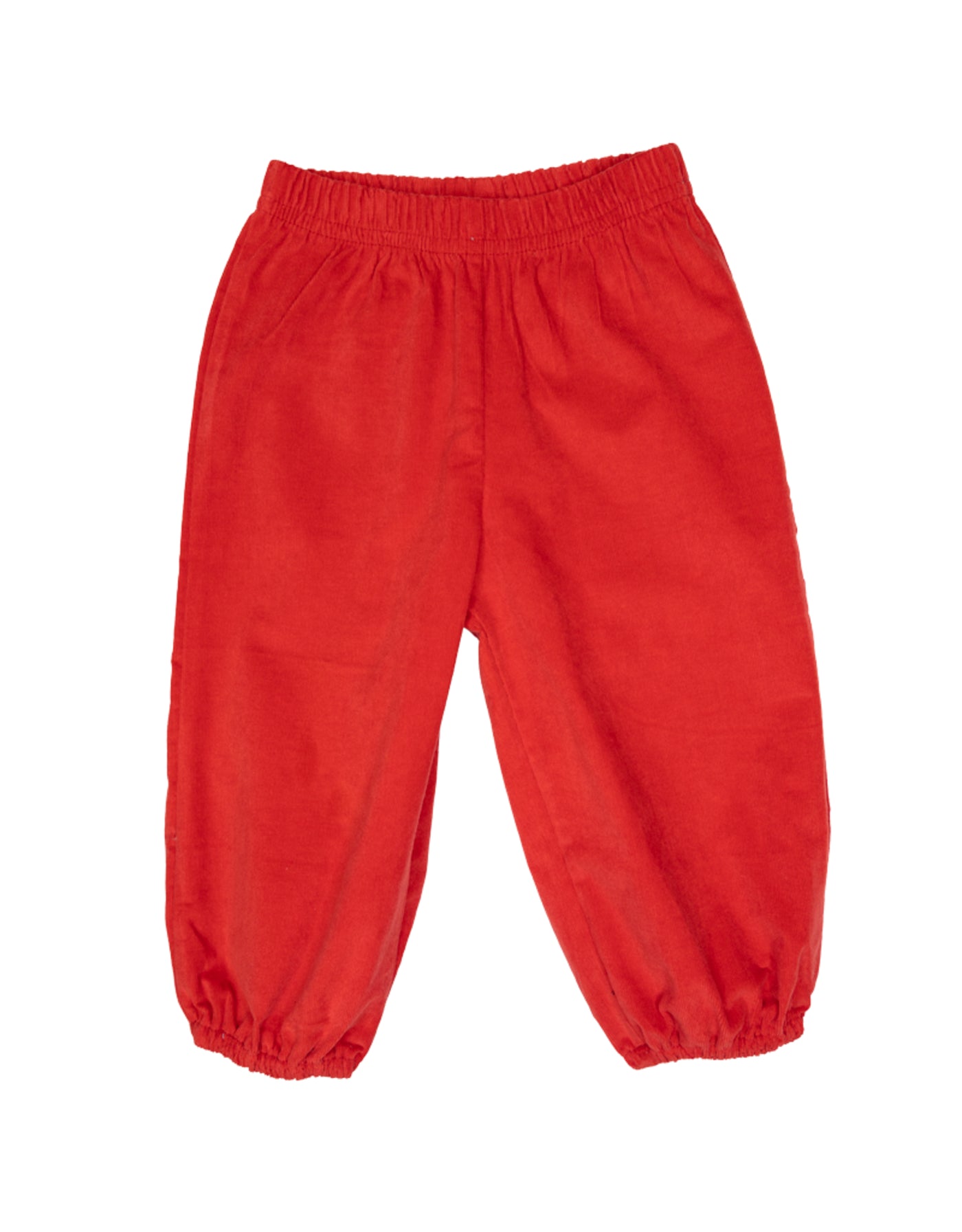 Red Corduroy Bloomer Pants