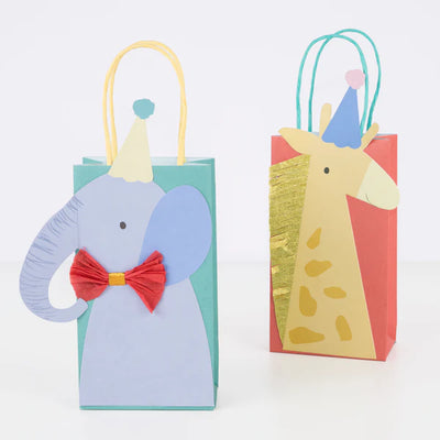 Animal Parade Party Bags (Set of 8)