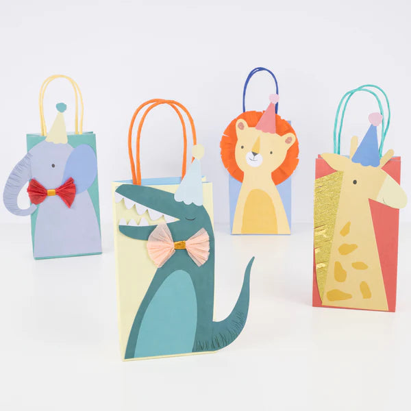 Animal Parade Party Bags (Set of 8)