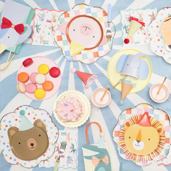 Animal Parade Plates (Set of 8)
