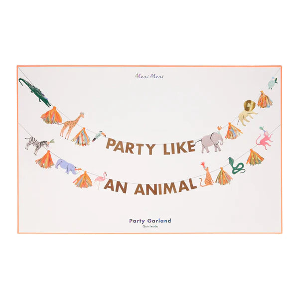 Safari Animals Large Garland Set