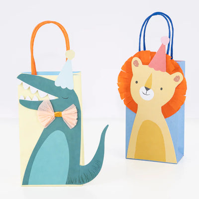 Animal Parade Party Bags (Set of 8)
