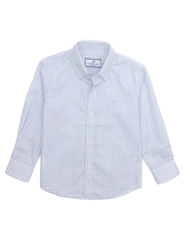 Park Avenue Dress Shirt - Cloud Check