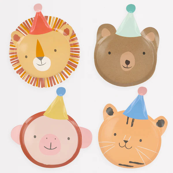 Animal Parade Plates (Set of 8)