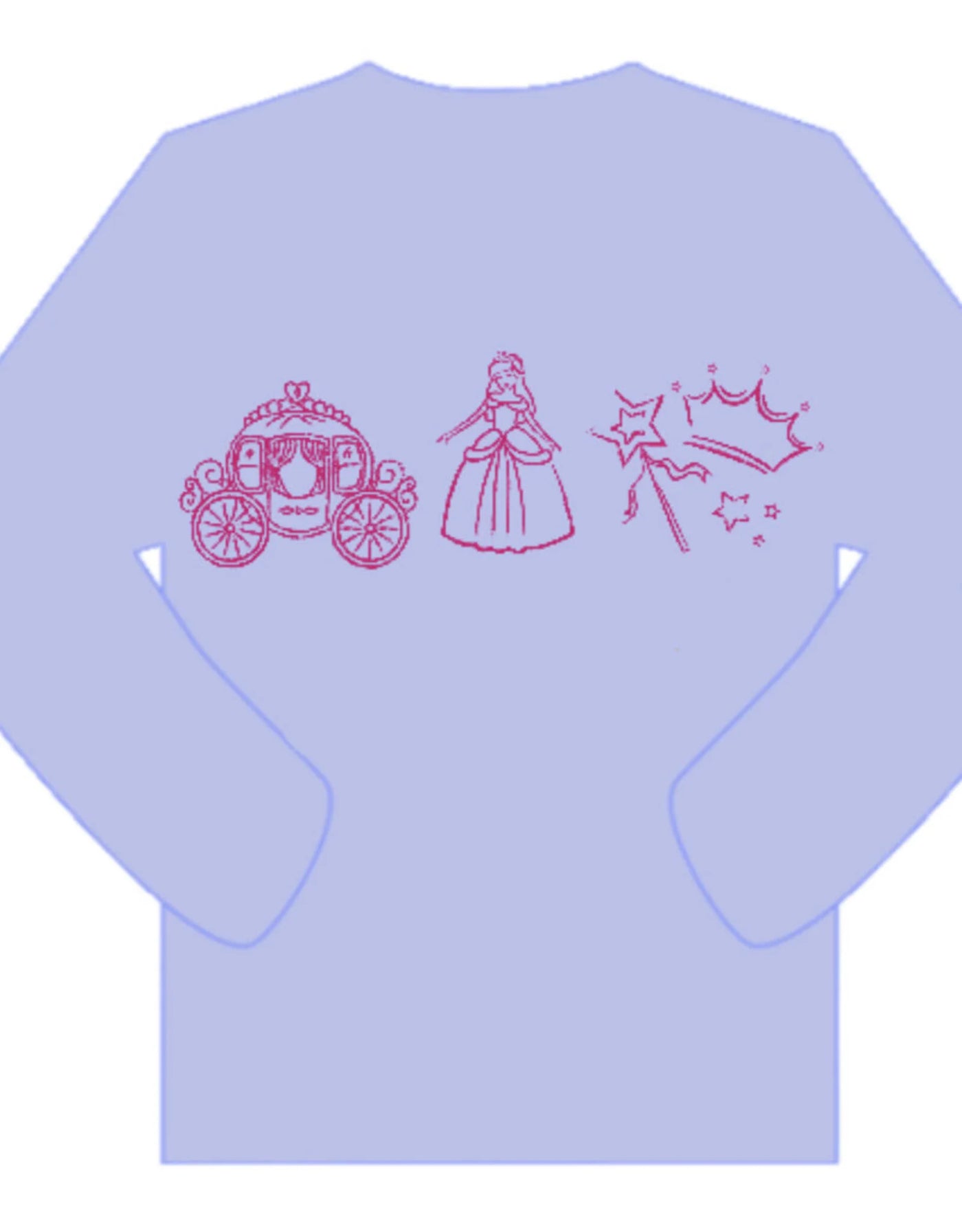 Light Purple Princess Trio T-Shirt