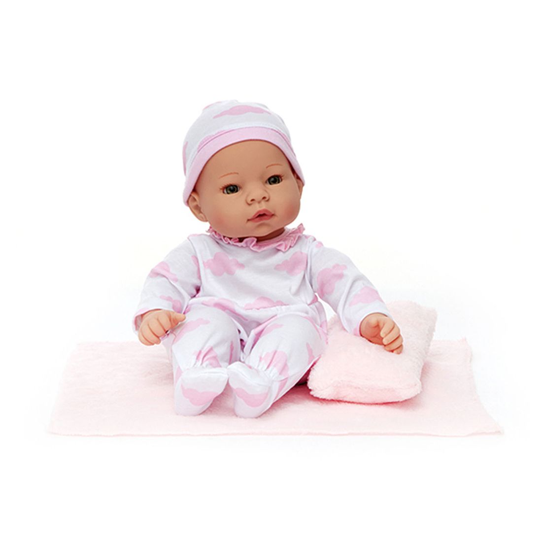 Newborn Baby Pink Cloud, Light Skin 16"