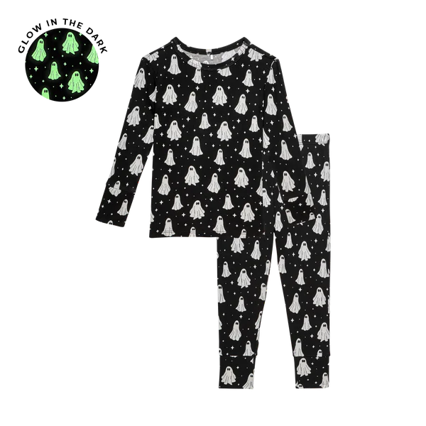 Ghostly Long Sleeve Basic Pajama (Glow in the Dark)