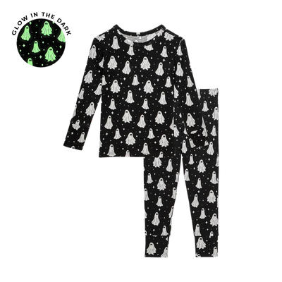 Ghostly Long Sleeve Basic Pajama (Glow in the Dark)