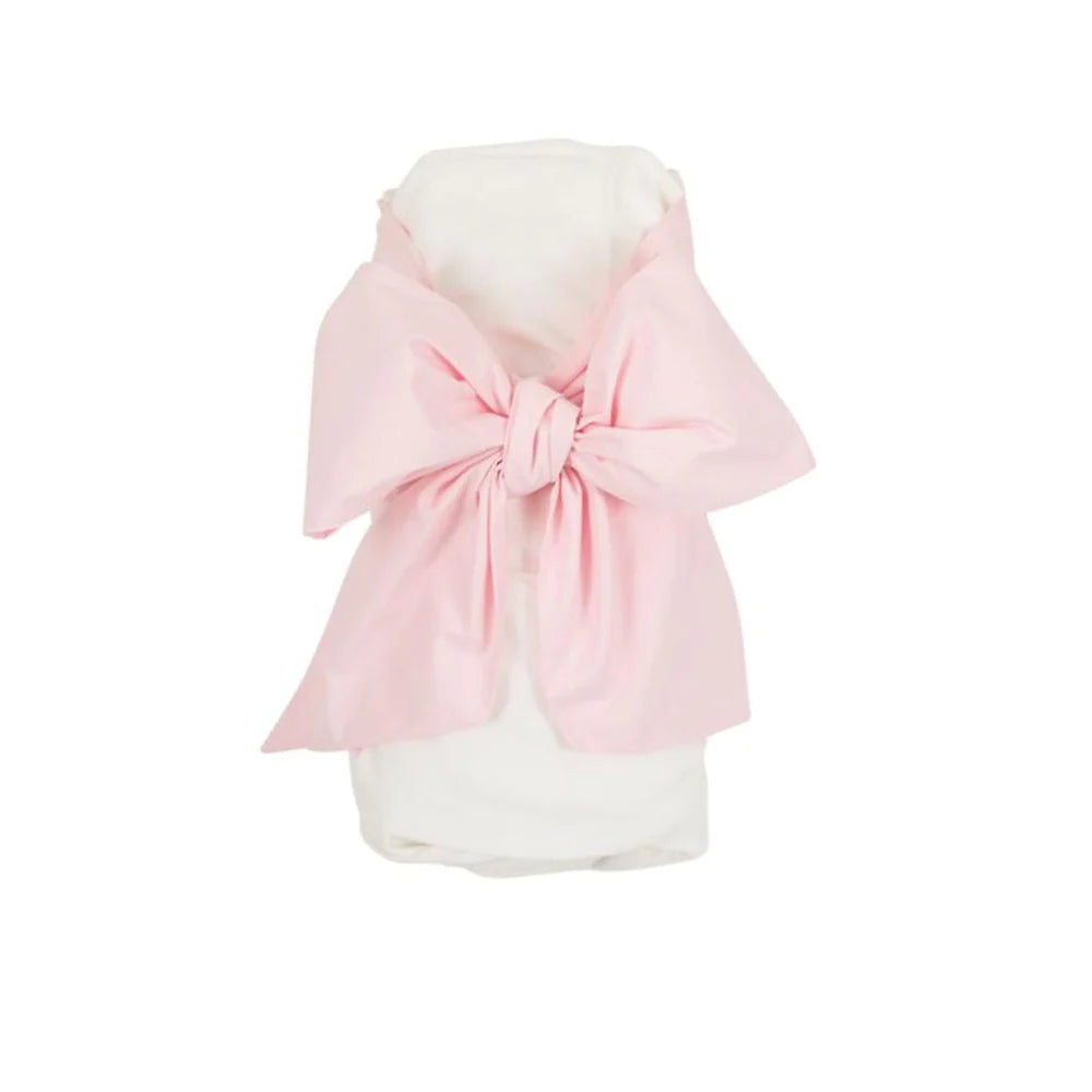 Palm Beach Pink Bow Swaddle