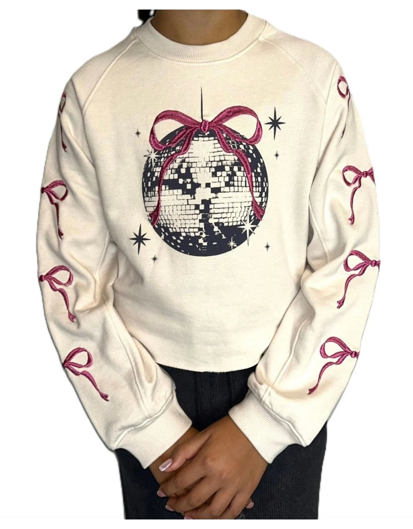 Bows & Disco Ball Sweatshirt