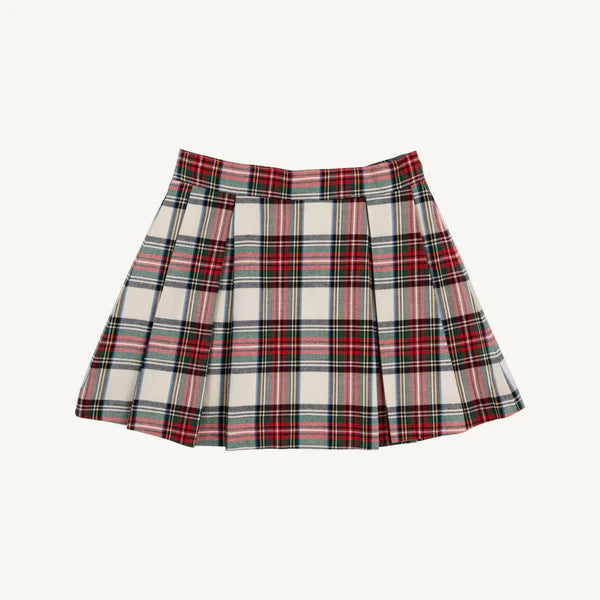Charlie Place Plaid Parson Pleated Skirt
