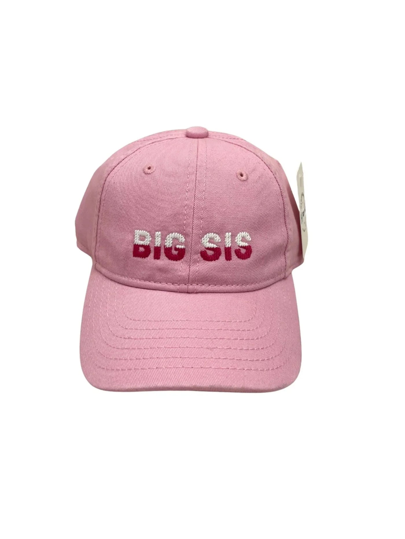 Kids Big Sis on Light Pink  Baseball Hat