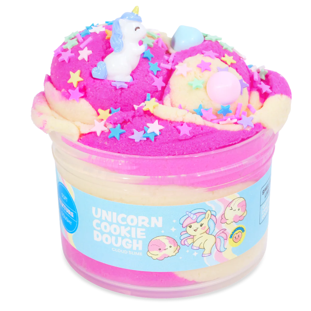 Unicorn Cookie Dough Slime