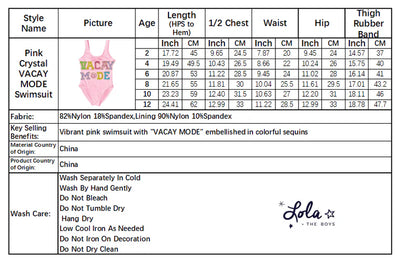Crystal Vacay Mode Swimsuit