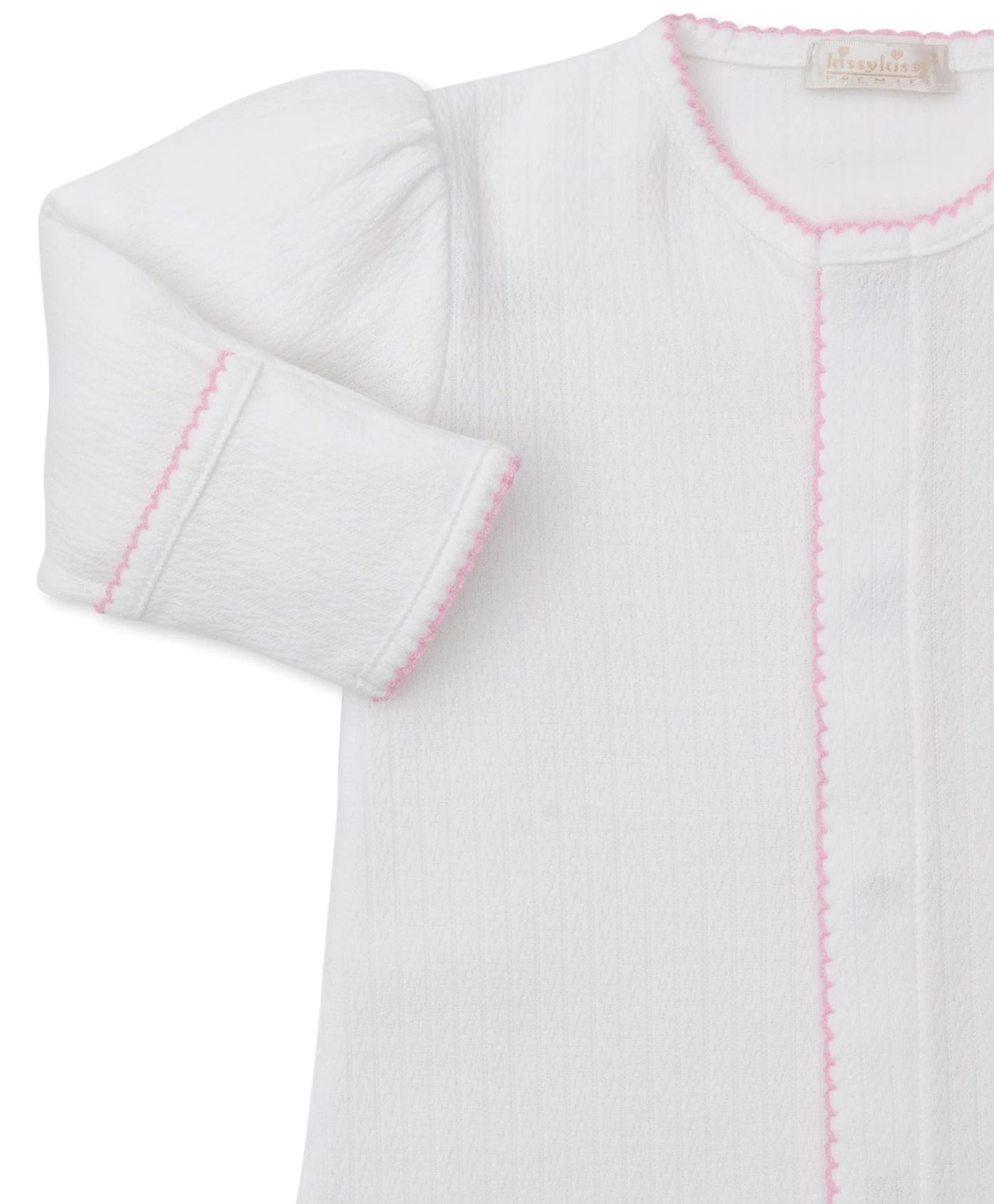 Premier Noah's Ark Embroidered Converter Gown with Pink