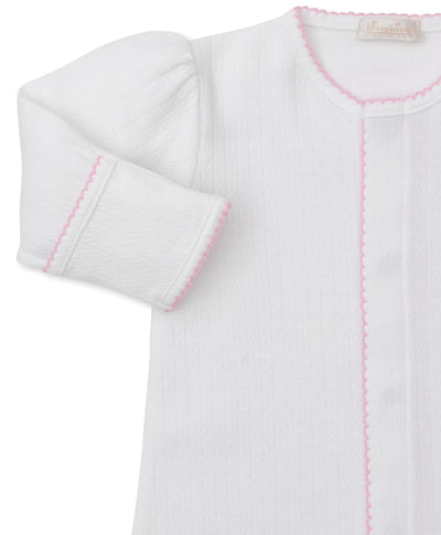 Premier Noah's Ark Embroidered Converter Gown with Pink