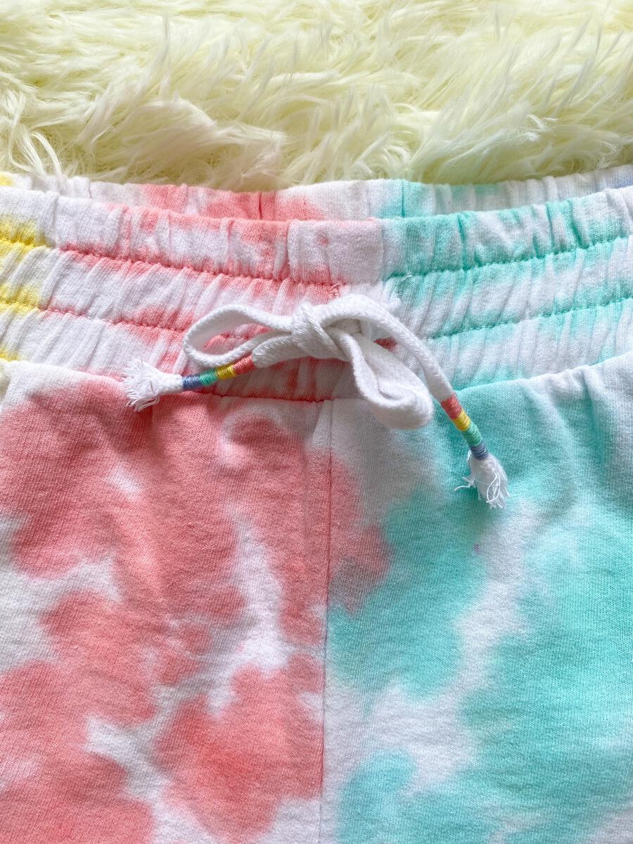 Multi-Color Tie Dye Shorts