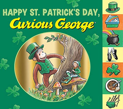 Curious George Happy St Patrick's Day Tabbed Board Book