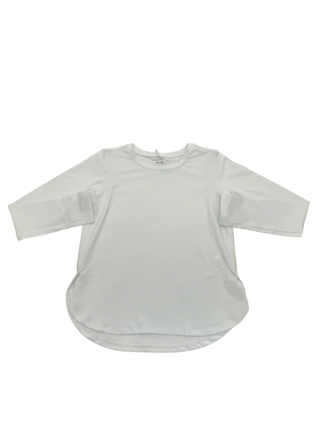 Long Sleeve Performance Top- White
