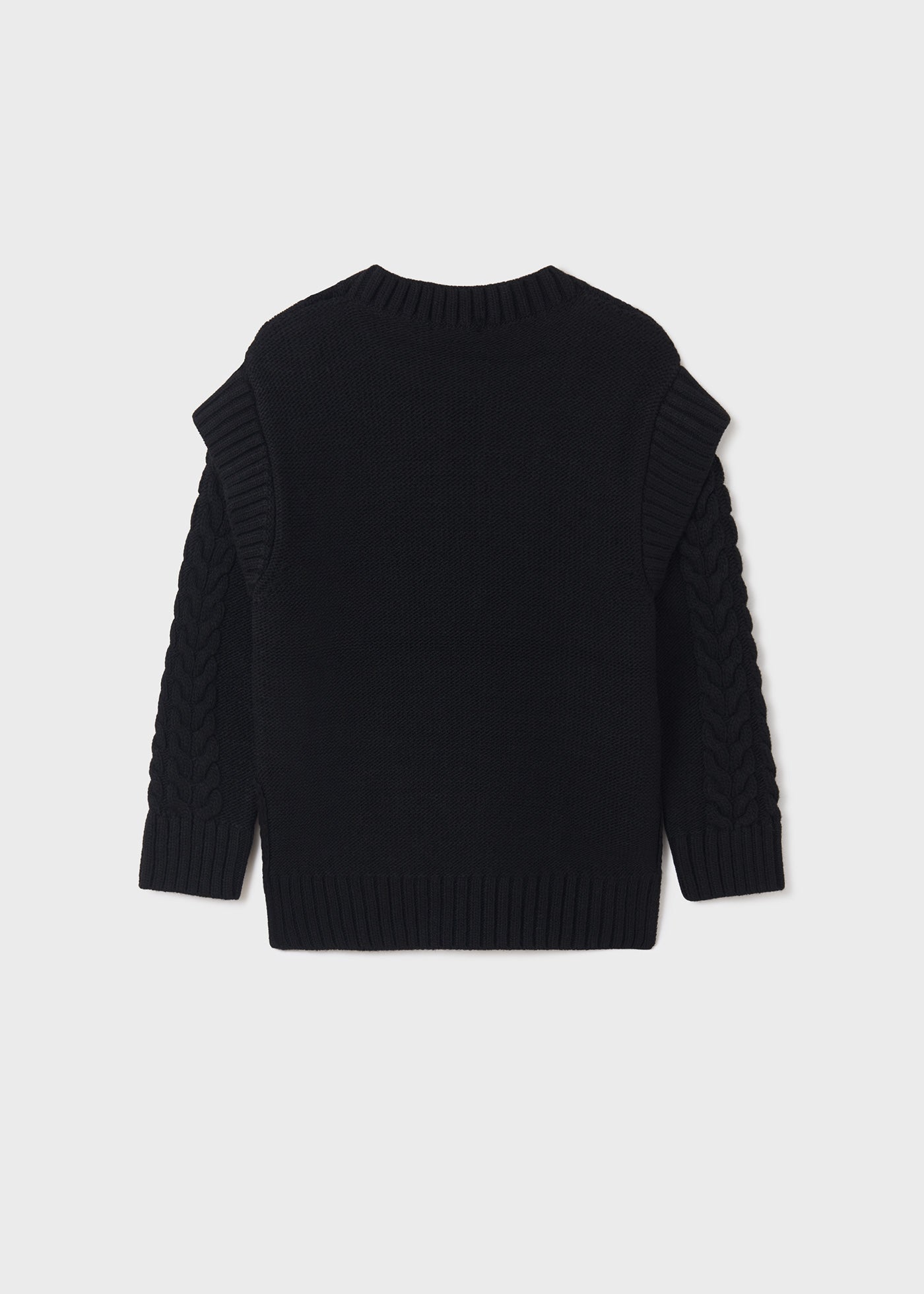 Braided Sweater- Black