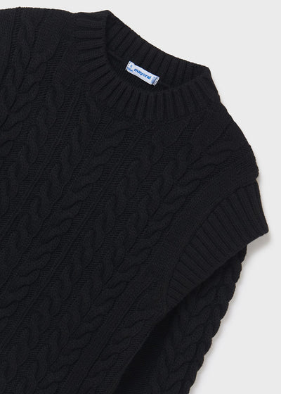 Braided Sweater- Black