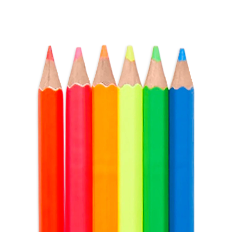 Jumbo Brights Neon Colored Pencils