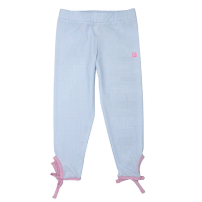 Blue Mini Gingham/Pink Avery Legging